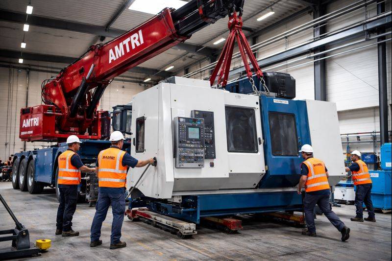Levage, manutention et déménagement d’équipements industriels à Senlis (60)